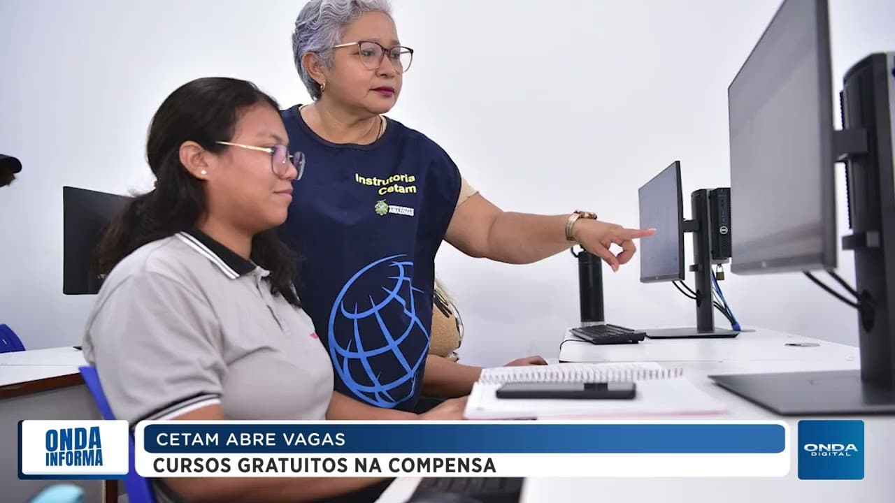 CETAM ABRE VAGAS | Cursos gratuitos  na Compensa