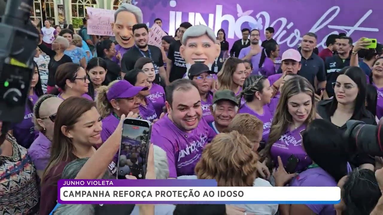 JUNHO VIOLETA | Campanha reforça proteção ao idoso