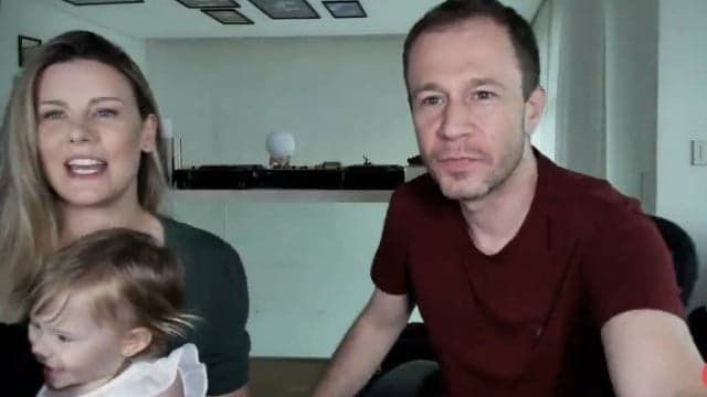 Thiago Leifert e esposa revelam que a filha tem câncer nos olhos