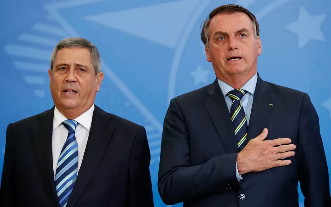 Bolsonaro sinaliza Braga Netto como seu vice na chapa das eleições 2022