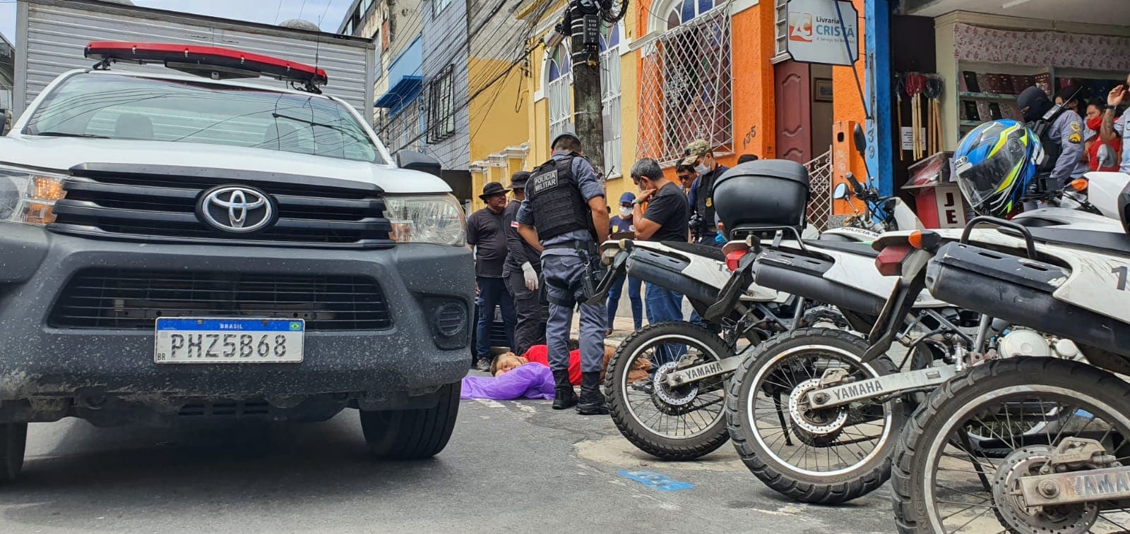 Suspeito de cometer assaltos é morto por justiceiro no Centro de Manaus