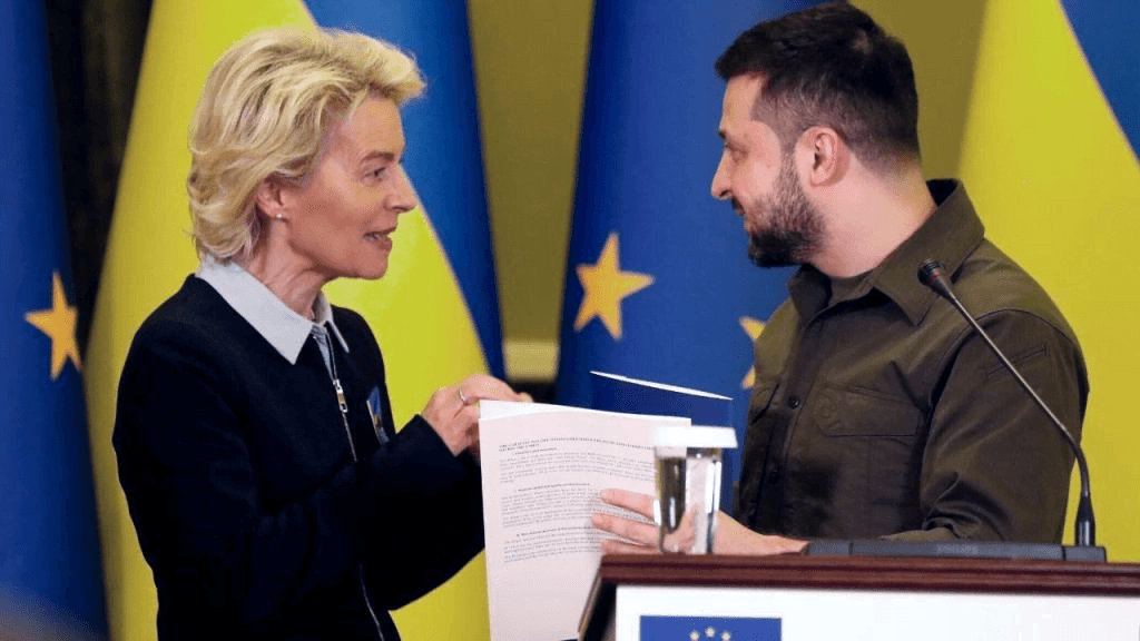 Ucrânia apresenta documento para ingressar na União Europeia