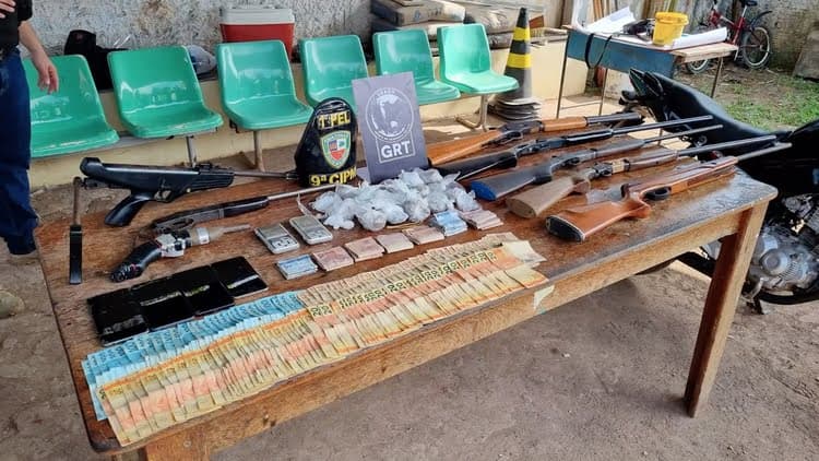 Operação apreende armas e drogas em Nova Olinda do Norte