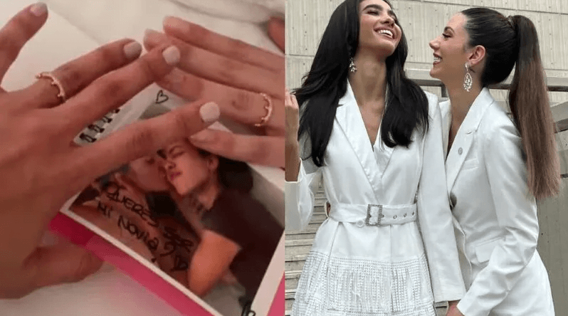 Miss Argentina e Miss Porto Rico se casam após namoro secreto