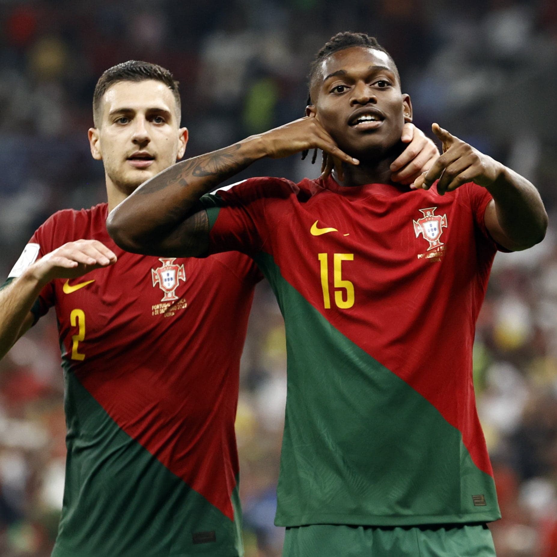 Portugal vence Suíça por 6 a 1 e avança para as quartas de final