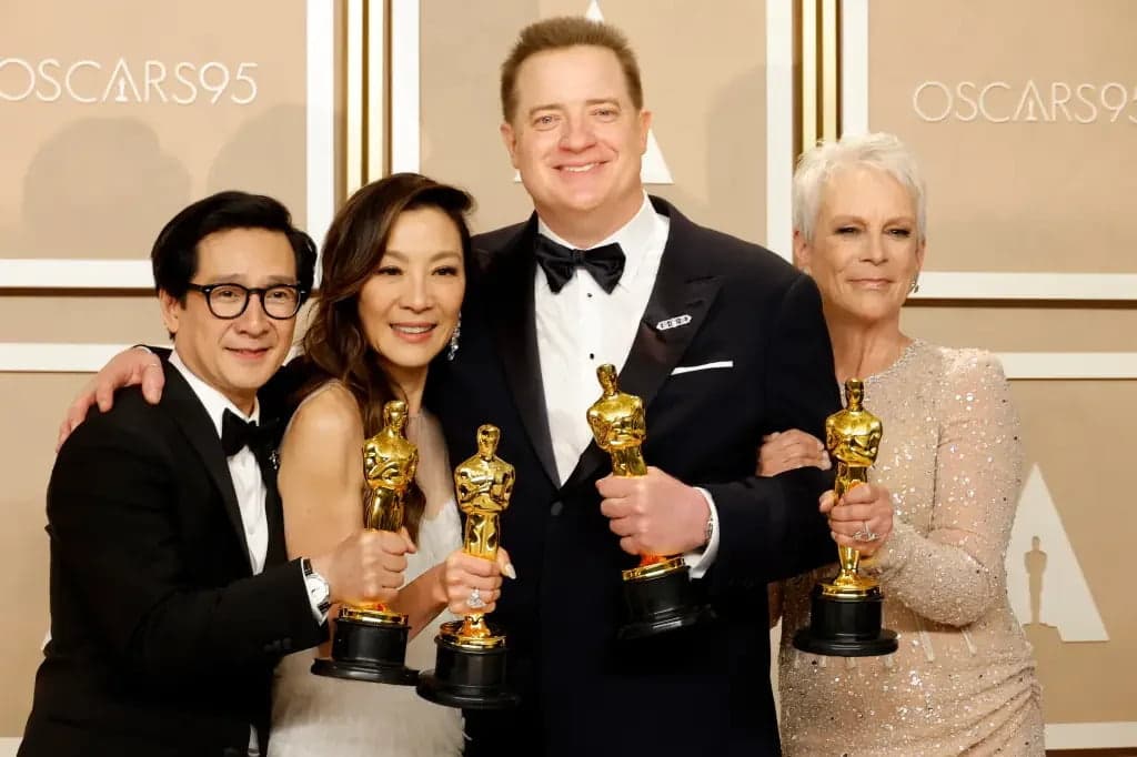 Fantasia &#8220;Tudo em Todo o Lugar ao Mesmo Tempo&#8221; vence o Oscar 2023