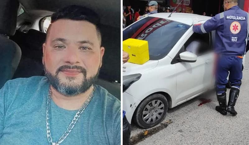 VÍDEO: Motorista de aplicativo é morto em frente a supermercado de Manaus