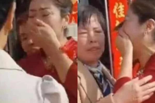Noiva descobre durante casamento que sogra é mãe dela