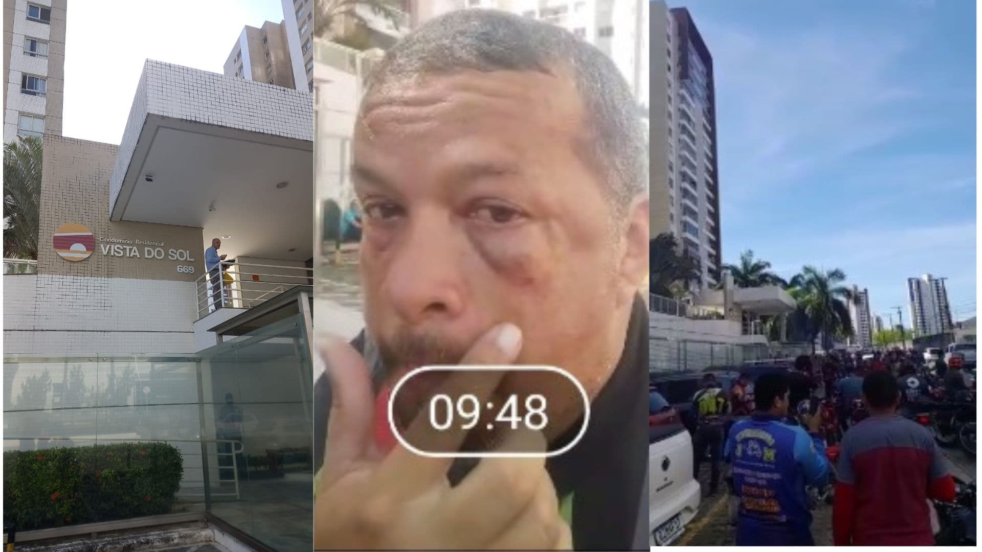 VÍDEO: Entregador é agredido e convoca categoria para protesto em frente a condomínio