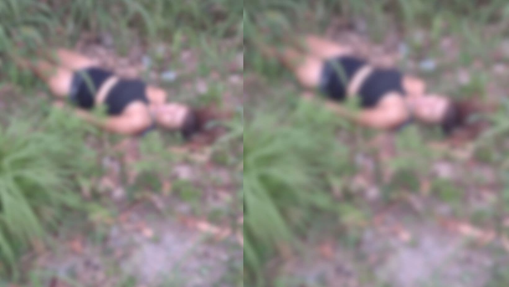 VÍDEO: Suspeita de roubo em &#8220;área vermelha&#8221; é encontrada agonizando em área de mata, em Manaus