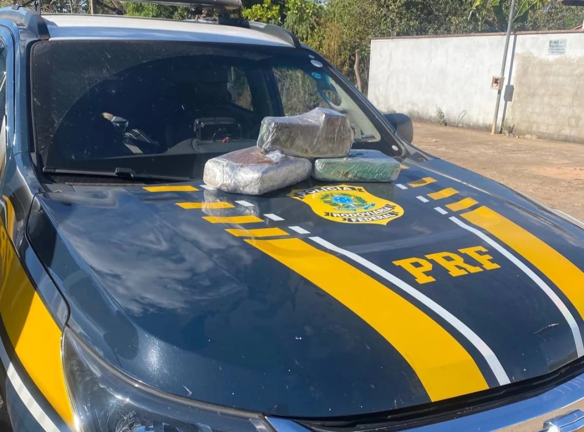 Mais de 8 kg de maconha são apreendidos no Tocantins