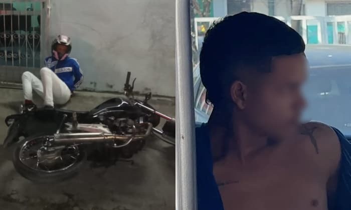 Suspeito de realizar arrastão em Manaus é perseguido e preso após ser baleado