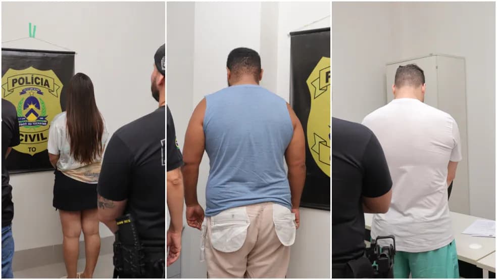 Suspeitos de estelionato são presos pela Polícia Civil em Palmas