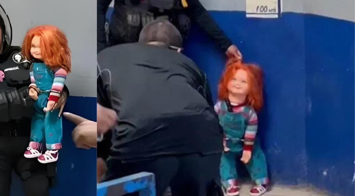 Vídeo: Boneco Chucky é &#8220;preso por ameaçar&#8221; pessoas com uma faca no México