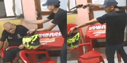VÍDEO: Ladrão rouba, dá coronhada e diz que vítima teve sorte de não ser morta, em Manaus
