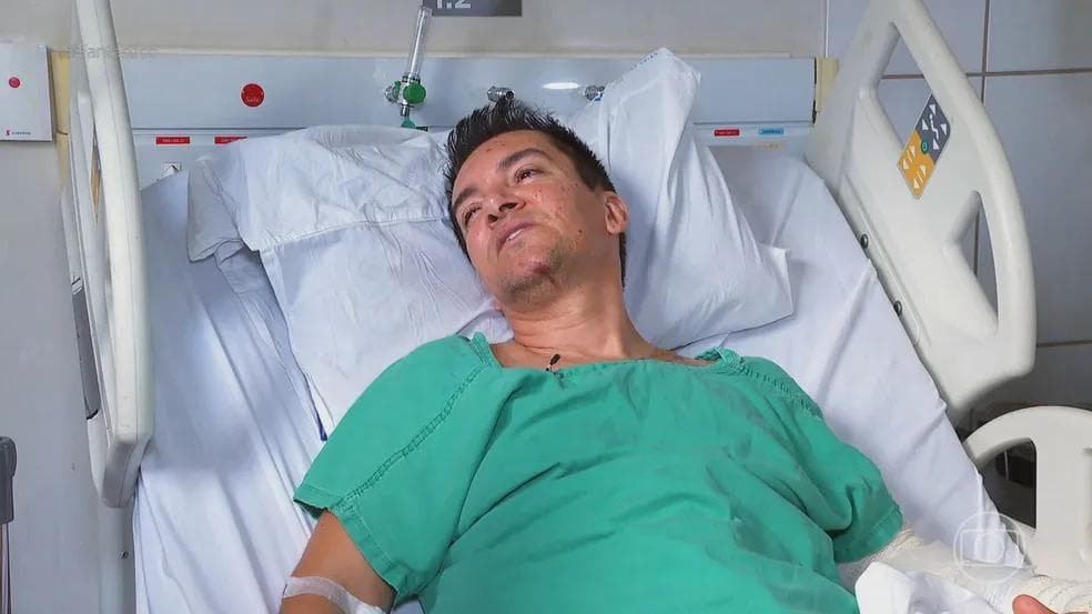 Regis Danese diz que distração com celular foi causa de seu acidente