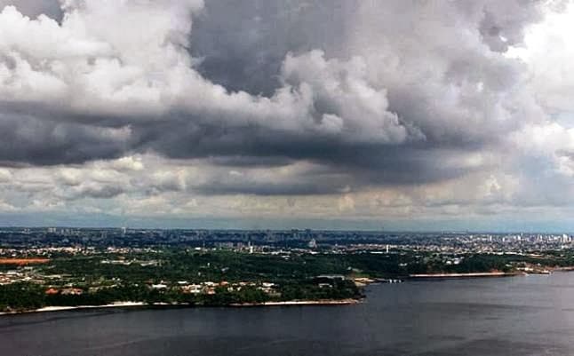 Manaus pode ter mais chuva na noite desta segunda, diz Inmet