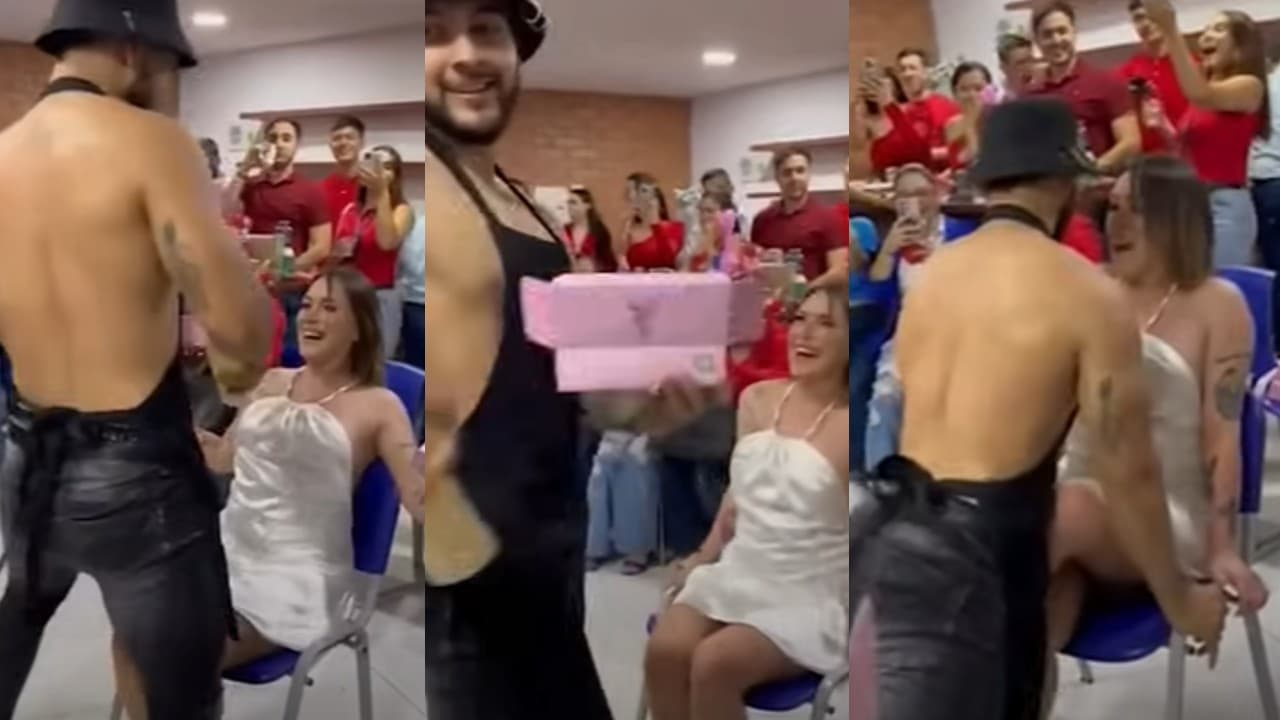 Vídeo: Na Colômbia, juíza participa de festa com &#8216;gogo boy&#8217; no Palácio da Justiça