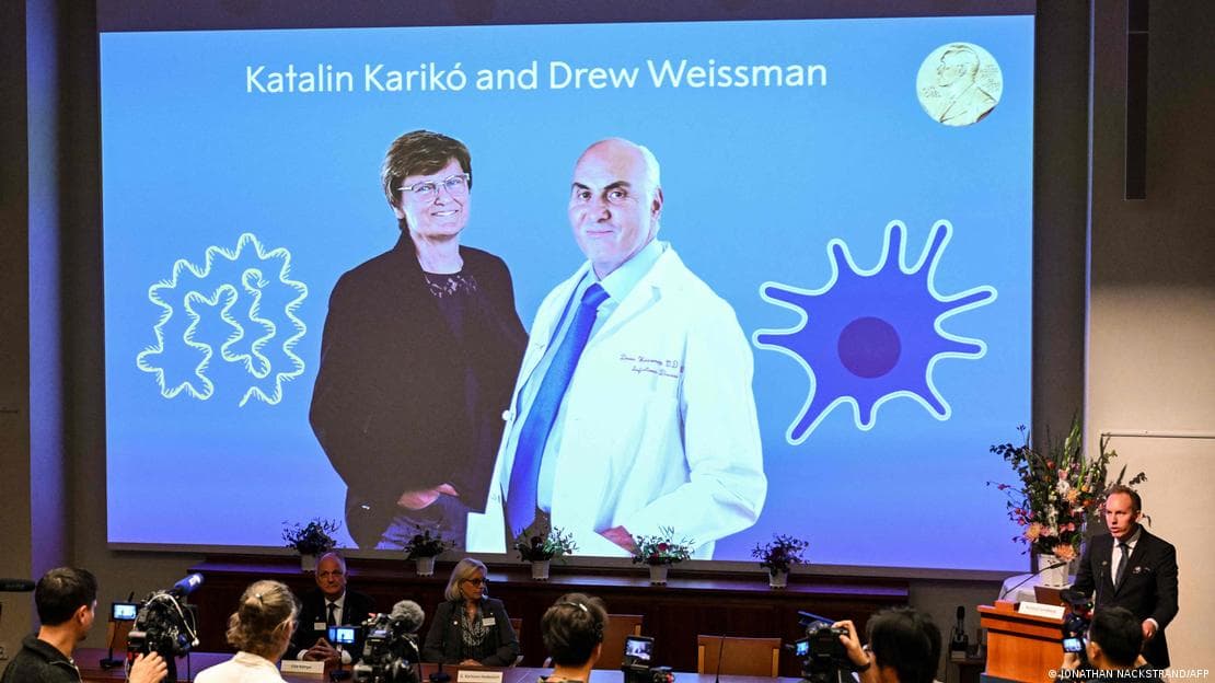Criadores da vacina de combate à Covid-19, em 2021, vencem Nobel de Medicina