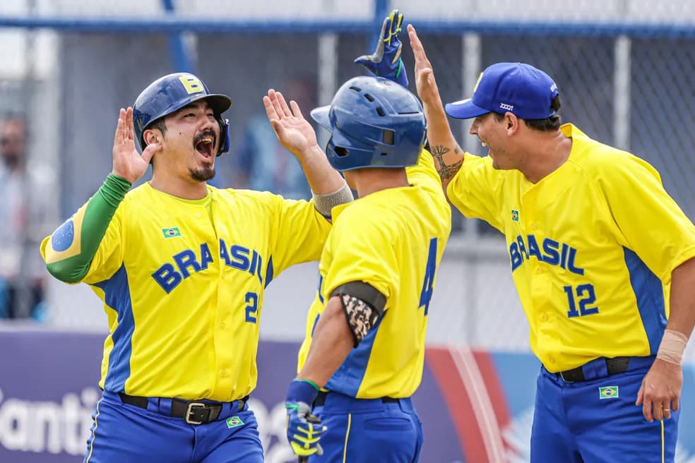 Pan: Brasil bate Cuba e segue invicto no beisebol