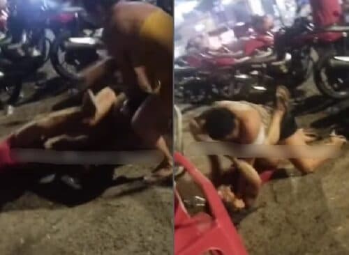 VÍDEO: Mulheres saem no &#8220;soco&#8221; em saída de bar, em Manaus