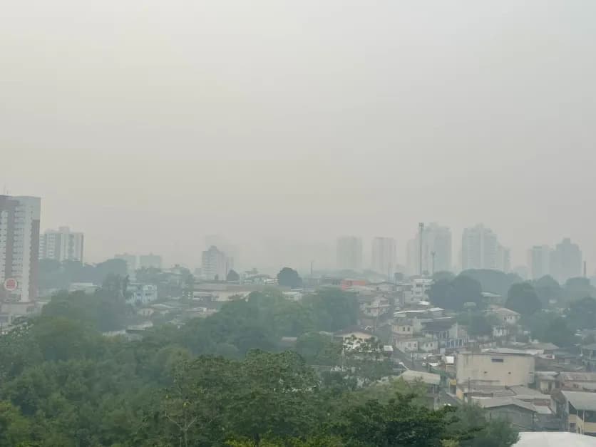 Nova onda de fumaça: Manaus é a cidade brasileira com o ar mais poluído nesta sexta (3)
