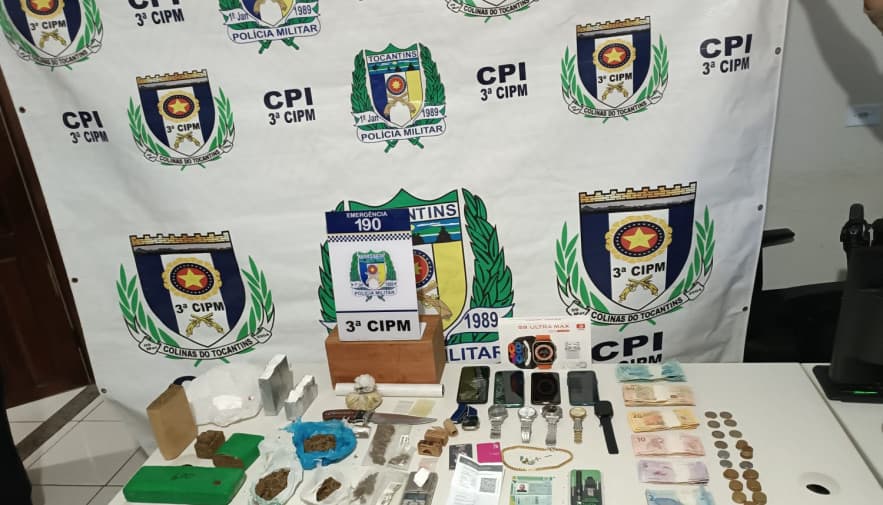 Suspeito de tráfico de drogas é preso em Colinas do Tocantins