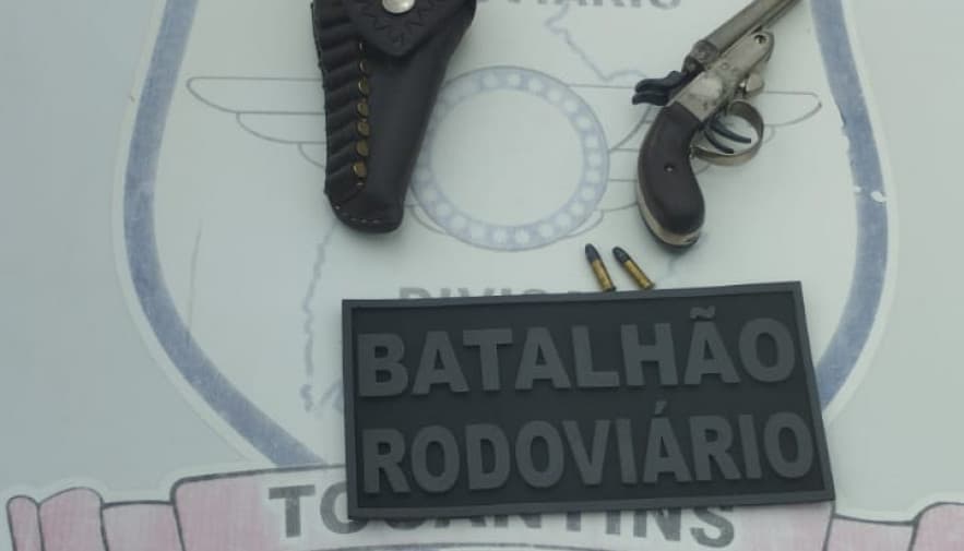 Polícia Militar apreende armas durante bloqueio em rodovia do Tocantins