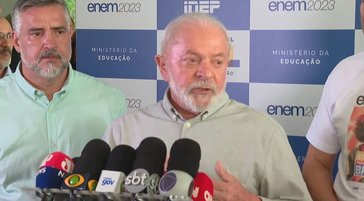 Enem: Lula visita Inep e garante que alunos não serão prejudicados
