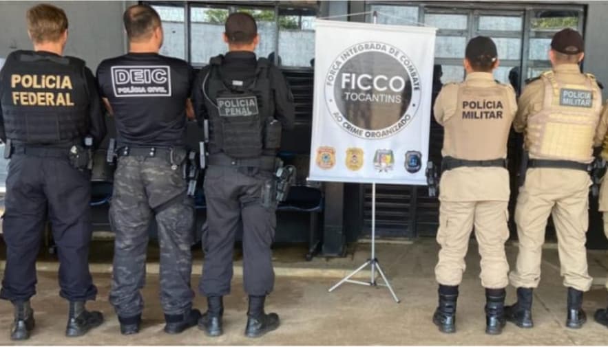 Operação Mirador desarticula núcleo financeiro de facção criminosa no Tocantins
