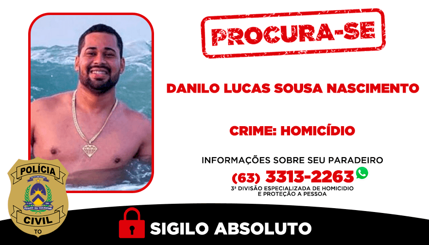 Polícia Civil do TO procura homem acusado de homicídio em Gurupi