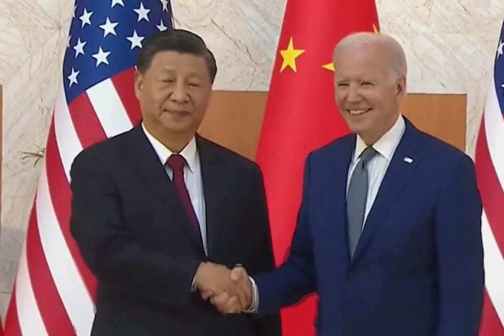 Líder chinês avisa Biden que pretende retomar Taiwan