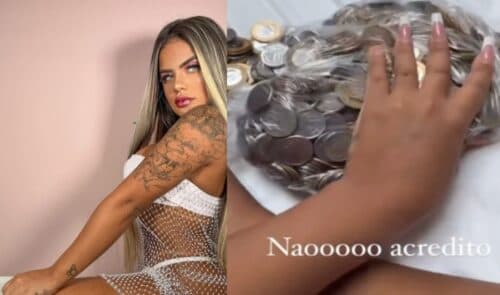 VÍDEO: Garota de programa é enganada por cliente que pagou programa com moedas: &#8220;Não acredito&#8221;