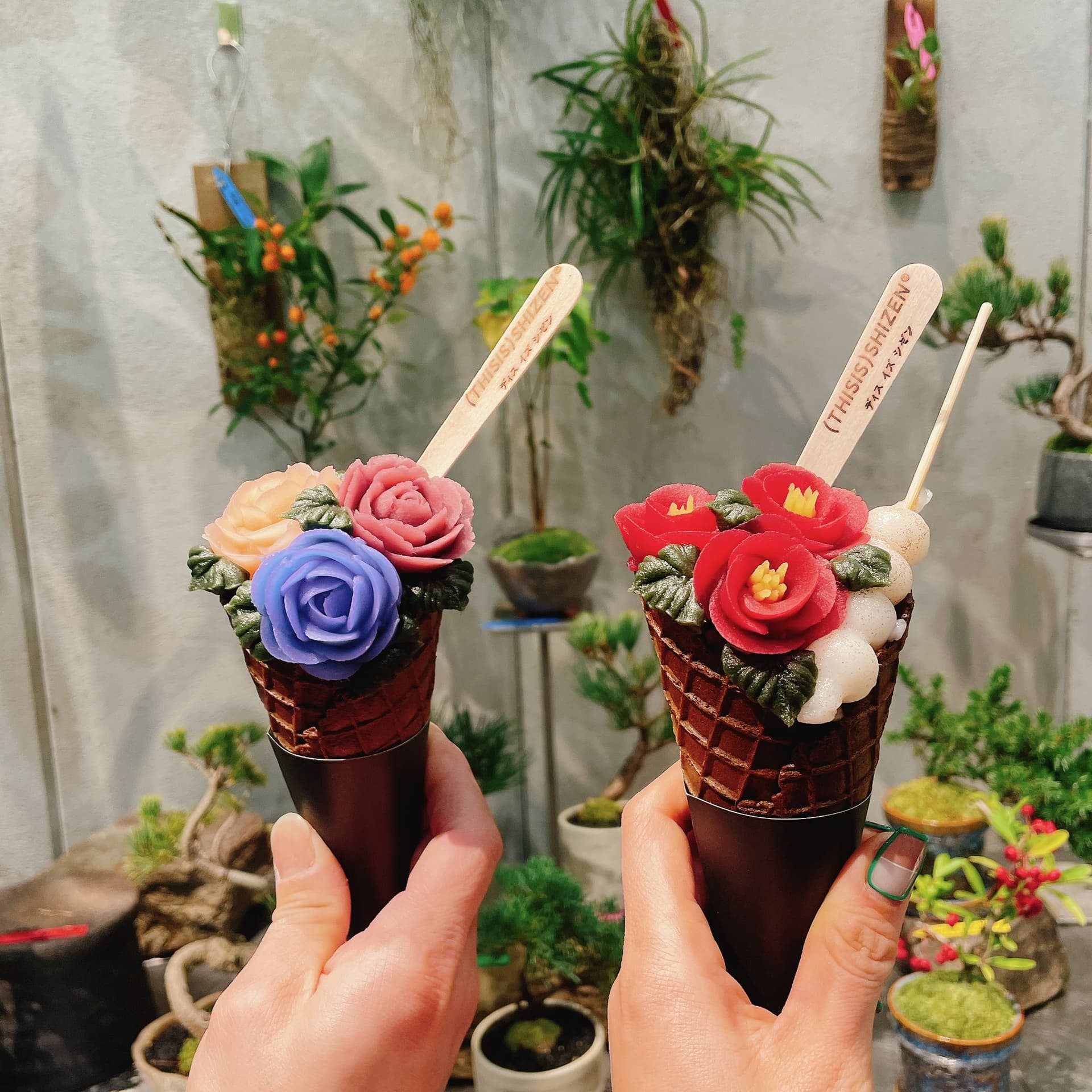VÍDEO: Sorvete japonês de buquê de flores vira mania na web