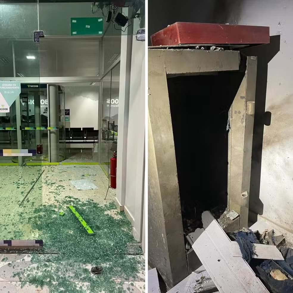 Criminosos explodem agência bancária em Barrolândia, no Tocantins