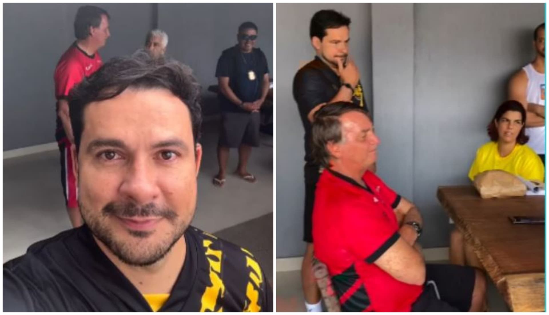 Deputado Alberto Neto visita Bolsonaro em Angra dos Reis após operação da PF