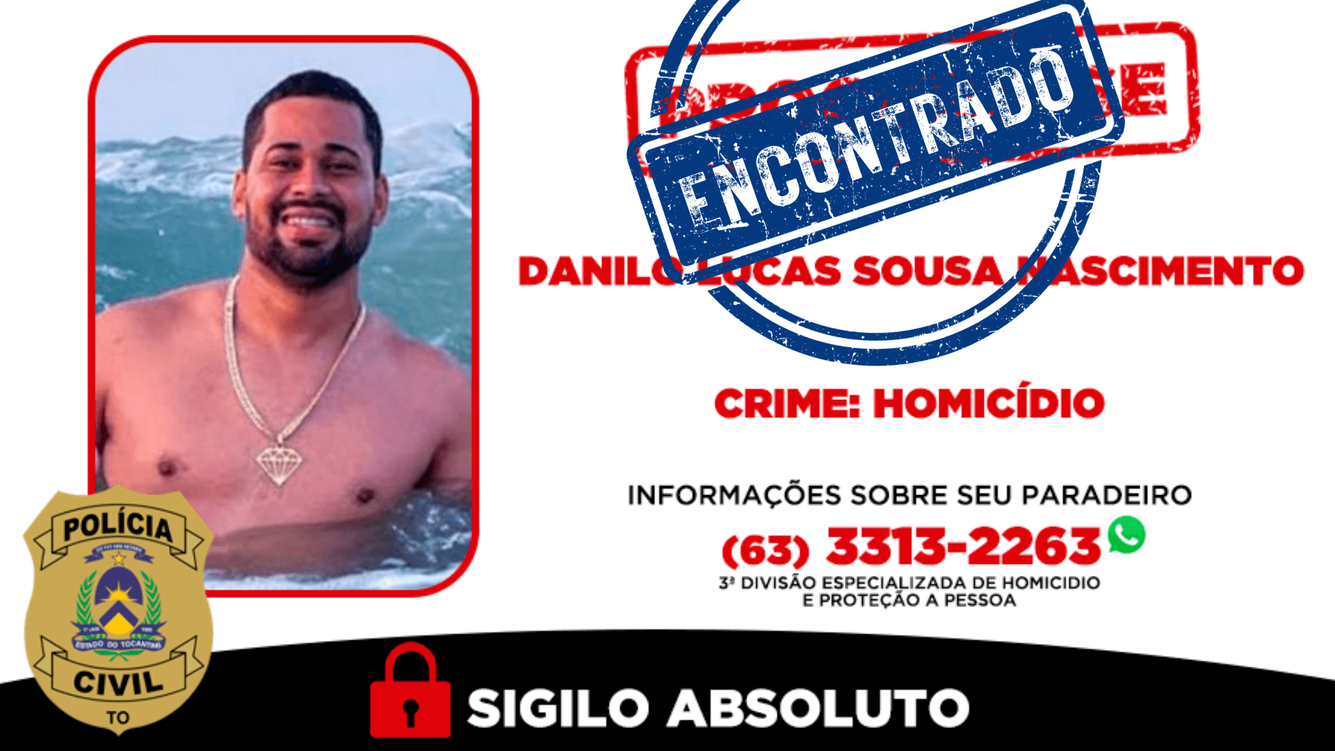 Procurado por homicídio no Tocantins, homem é preso em Salinópolis-PA
