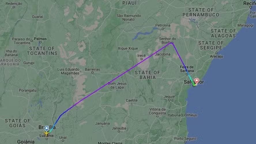 Piloto desmaia e avião faz pouso de emergência em Salvador