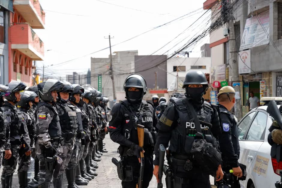 Equador declara &#8220;conflito armado interno&#8221; contra facções criminosas