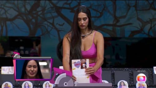 BBB 24: Deniziane &#8216;tritura&#8217; carta de familiares de Isabelle Nogueira durante &#8216;Sincerão&#8217;; veja