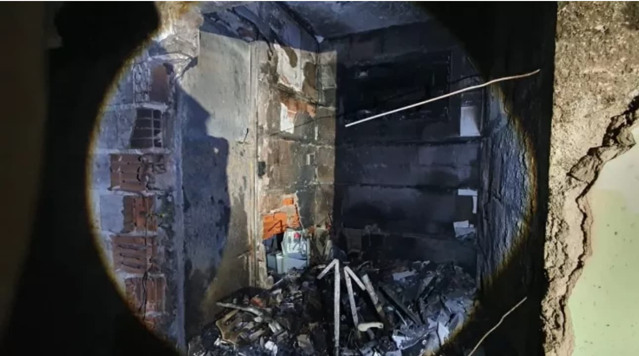 Explosão causa incêndio em prédio de SP neste sábado (24/2)