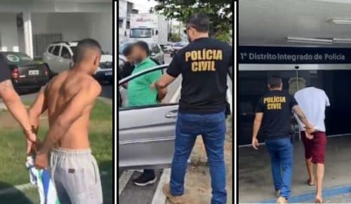 VÍDEOS: &#8216;Pinguelão&#8217;, &#8216;Secreta&#8217; e &#8216;Gordinho&#8217; são presos por envolvimento em assaltos a ônibus, em Manaus