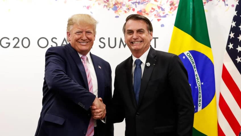 &#8220;Caça às bruxas!!!&#8221;: Trump volta a defender Bolsonaro nas redes sociais