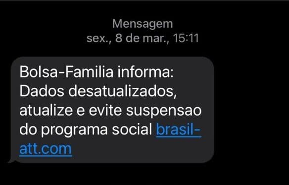 GOLPE: Prefeitura de Manaus alerta sobre falso SMS com mensagem do Bolsa Família