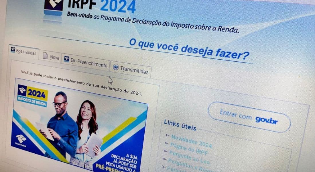 Receita já recebeu mais de 1,86 milhão de declarações do Imposto de Renda 2024