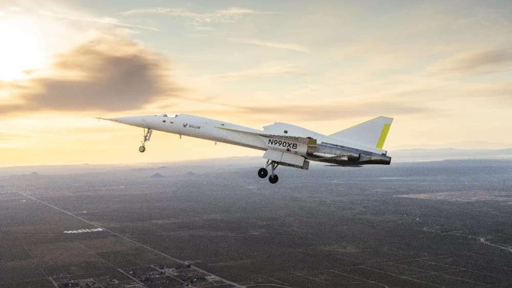 VÍDEO: Futuro sucessor do Concorde, avião supersônico faz primeiro voo como teste