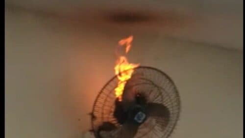 VÍDEO: Morador esquece ventilador ligado em quitinete e causa incêndio, em Manaus