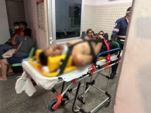 Homem suspeito de praticar assaltos é espancado pela população, em Manaus