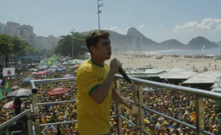 Em ato no RJ, Nikolas Ferreira critica Lula, agradece Musk e diz que Brasil precisa de “homens com testosterona”