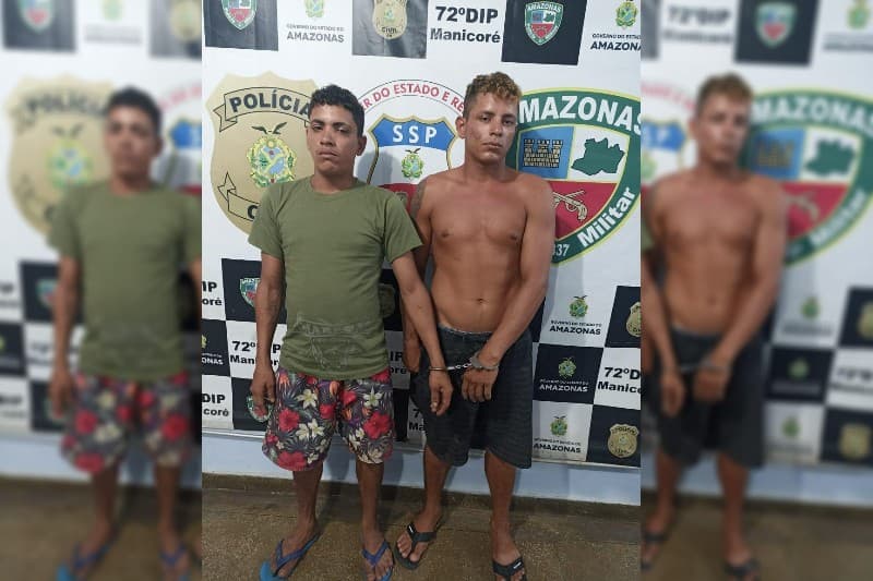 Irmãos são presos durante policiamento em Manicoré, no Amazonas